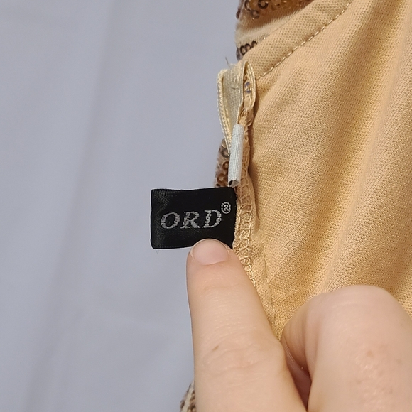 Miss ORD Sequin Gold Dress - Picture 6 of 13